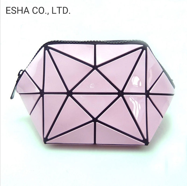 New Fashion PU Pillinger Borsa cosmetica coreana colorata semplice