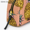 Trousse cosmetica portaoggetti per donna in tela grande color ananas