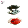 Specchio per labbra a tromba a specchio bifacciale in PU Red Lips