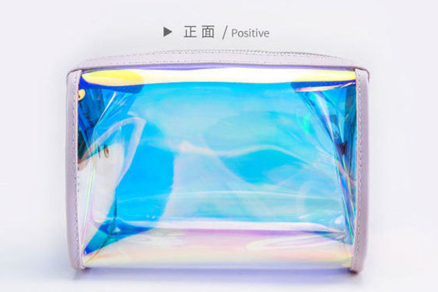 Borsa cosmetica portatile impermeabile creativa e colorata