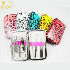 Colorful Newest New Manicure Set Con Leopard Pag